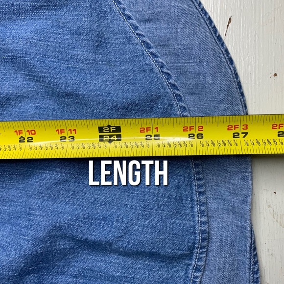 vintage 90’s Tommy Hilfiger d denim button down - Picture 13 of 13